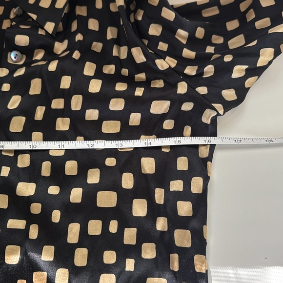 Silk Button Down Shirt Size XS - Picture 8 of 10